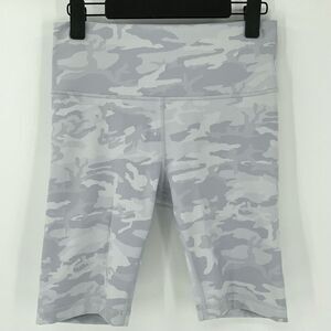 Lululemon Wunder Under Ribbed 10" Short Incognito‎ Camo Jacquard Alpine Women 10